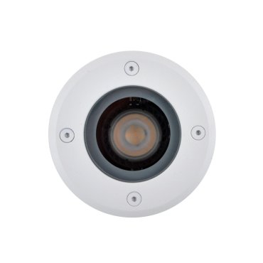 Lichtkoning Hades - ronde grondspot voor buiten - Ø 110 mm, Ø100 mm inbouw - IP67 - wit