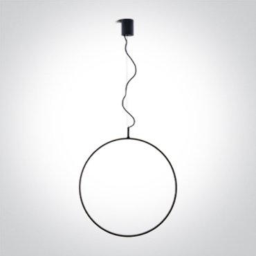 ONE Light Decorative - hanglamp - Ø 60 x 150 cm - 30W dimbare LED incl. - zwart