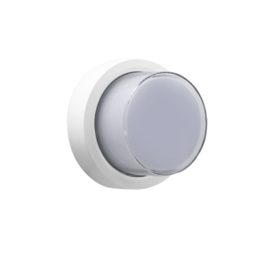 Century Italia Pura - wand/plafondlamp - Ø 17 x 10 cm - 10W LED incl. - IP65 - wit