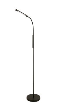 Searchlight Gooseneck - Oplaadbare leeslamp -  Ø 23 x 162 cm - 3W dimbare LED incl. - zwart