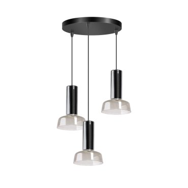 ETH Beal - hanglamp - Ø 35 x 200 cm - smoke groen