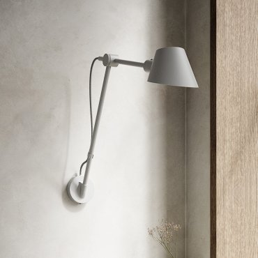 Design for the People Stay - wandverlichting met schakelaar - 72,3 x 54,5 cm -  grijs