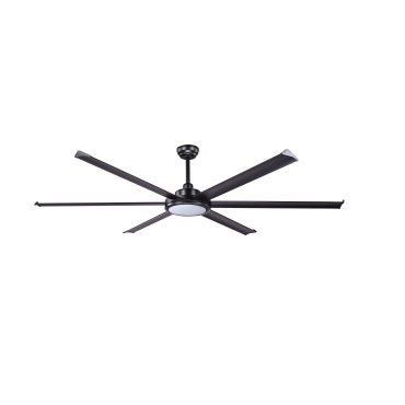Faro Rotterdam 20 XL - plafondventilator met licht en afstandsbediening - Ø 200 cm - 32W LED incl. - mat zwart