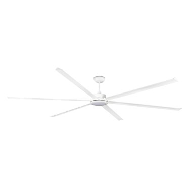 Faro Rotterdam 30 XXL - plafondventilator met licht en afstandsbediening - Ø 300 cm - 32W LED incl. - mat wit