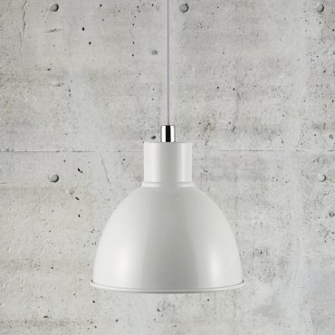 Nordlux Pop - hanglamp - Ø 21,5 x 220 cm - wit