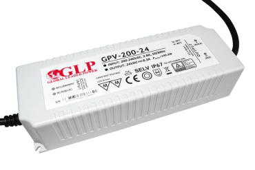 GLP LED driver - 24Vdc/230V - IP67 - 200W - niet-dimbaar