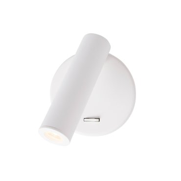 Nova Luce Laredo - wandlamp met schakelaar - 9 x 11 x 11 cm - 3W LED incl. - wit