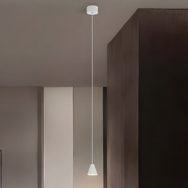 Nova Luce Irmos - hanglamp - Ø 6 x 191 cm - 5W LED incl. - zandwit