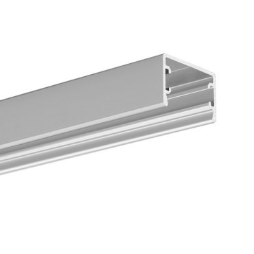 KLUS Glaza-ll - ledprofiel - 2,62 x 1,62 cm - geanodiseerd zilver