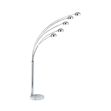 Searchlight Giraffe - staanlamp - 210 cm - chroom