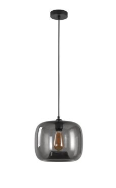 Artdelight Preston - hanglamp - Ø 28 x 178 cm - gerookt