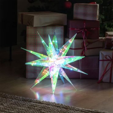 Konstsmide Diamond Star - tafellamp - 54 x 54 x 54 cm - multicolor