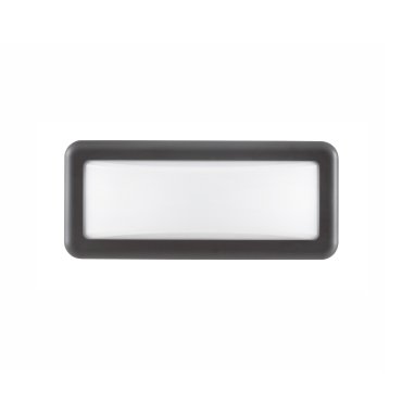 Nova Luce Pulsar - buiten wandverlichting - 23 x 10 x 6,5 cm - 6W LED incl. - IP54 - wit en donkergrijs