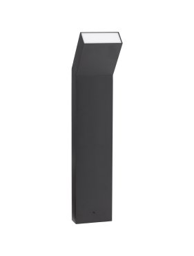 Nova Luce Brigitta - tuinpaal - 12 x 60 x 13,7 cm - 6W LED incl. - IP65 - zandzwart