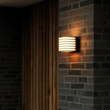Nordlux Fluctus 13 - buiten wandverlichting - 13 x 12 x 14,7 cm - IP44 - zwart