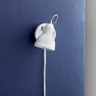 Nordlux Aslak 8 - wandspot met schakelaar - 8 x 10,5 cm - wit
