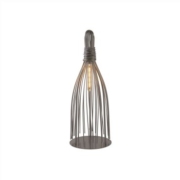 Searchlight Caraffe - tafellamp - 78 cm - grijs