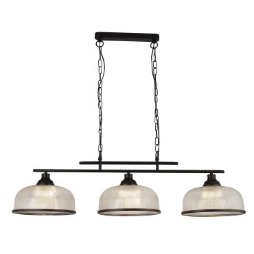 Searchlight Highworth - hanglamp - 99 x 120 cm - mat zwart