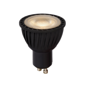 Lucide LED-spot - dim to warm - Ø 5 x 5,5 cm - GU10 - 5W - 3000K tot 2200K - zwart