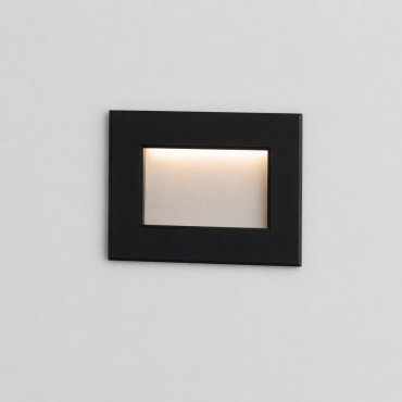 Nova Luce Olin - inbouw wandverlichting - 10,2 x 7,8 x 5,8 cm - 3W LED incl. - IP65 - donker antraciet