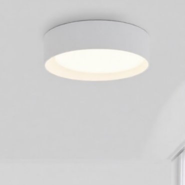 Nova Luce Oby - plafondlamp - Ø 45 x 12cm - 30W dimbare LED incl. - zandwit