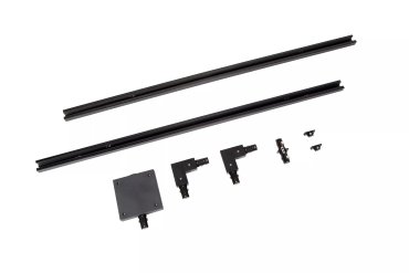Lucide Track Starterset - 1-fase Railsysteem - 2 Meter - 220V - Zwart