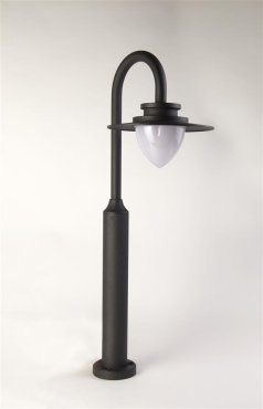 Searchlight Texas - tuinpaal - 34 x 80 cm - 9W LED incl. - IP54 - zwart