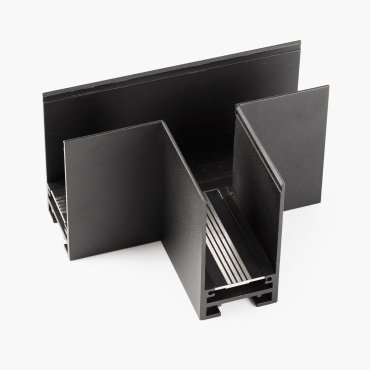 Faro Neso Slim - T opbouw connectie stuk - zwart