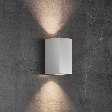 Nordlux Canto Maxi Kubi 2 - buiten wandverlichting - 8,7 x 17 x 10 cm - IP44 - wit