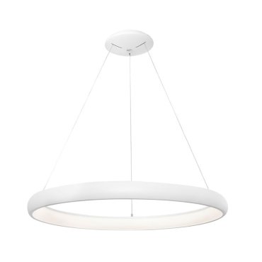 Nova Luce Albi - hanglamp - Ø 61 x 120 cm - 50W dimbare LED incl. - wit