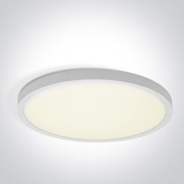 ONE Light Plafo - plafondverlichting - Ø 60 x 2,7 cm - 50W LED incl. - wit