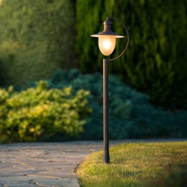 Lucide Aruba - tuinpaal - 29,5 x 25 x 110 cm - IP44 - roestbruin