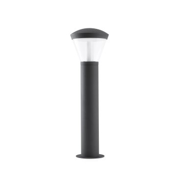 Faro Shelby - tuinpaal - Ø 19 x 63 cm - 10W LED incl. - IP65 - donkergrijs