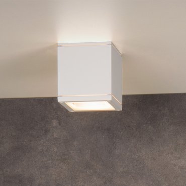 Lucide Aven - Opbouwspot - 9,3 x 9,3 x 9,6 cm - IP65 - wit
