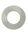 Artdelight - afdekring voor opbouw of inbouw spot - buiten maat Ø 14cm - binnenmaat Ø 7,5 cm - wit