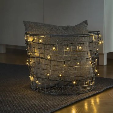 Konstsmide kerstverlichting - Micro LED licht set - 693cm - 50 stuks - donkergroen