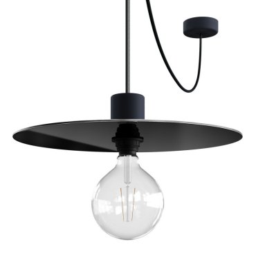Creative Cables Elegant - hanglamp - Ø 40 x 514,8 cm - IP65 - zwart
