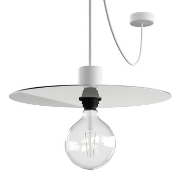 Creative Cables Elegant - hanglamp - Ø 40 x 514,8 cm - IP65 - wit