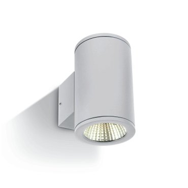 ONE Light Outdoor Wall Cylinders Up &amp; Down Beam - buiten wandverlichting - 8 x 10,6 x 13,8 cm - 2 x 6W LED incl. - IP54 - wit