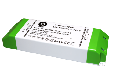 POS dimbare LED driver voor 24Vdc - 24Vdc/230V - 150W