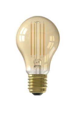 Calex Smart LED lamp - Ø 6 x 10,5 cm - E27 - 7W - dimfunctie via app - 1800 tot 3000K - white ambiance - amber