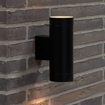 Nordlux Tin Maxi - buiten wandverlichting - 7,6 x 19 x 12,5 cm - IP54 - zwart