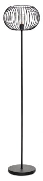ETH Wire 2.0 - vloerlampen - Ø 40 x 185 cm - zwart