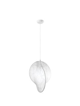 Nova Luce Esperia - hanglamp - Ø 53 x 215 cm - zandwit