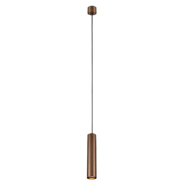 VK Lighting Edelle - hanglamp - Ø 5,6 x 183 cm - brons