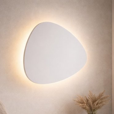 Nova Luce Atena - wandlamp - 24,8 x 23,9 x 3,5 cm - 12W LED incl. - zandwit