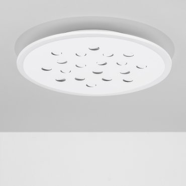Nova Luce Astro - plafondlamp met afstandsbediening - Ø 45 x 5 cm - 30W dimbare LED incl. - zandwit