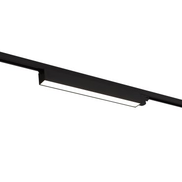Maxlight Linear - 3-fase railsysteem - 66,2 x 5 x 6,6 cm - 18W LED incl. - zwart
