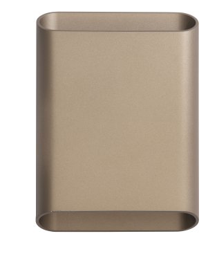 Artdelight Diaz - wandlamp - 4 x 14,5 x 20 cm - 2 x 6W LED incl. - IP65 - champagne