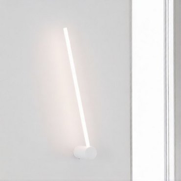 Nova Luce Synthesi - wandlamp - 6 x 10 x 60 cm - 17W LED incl. - zandwit